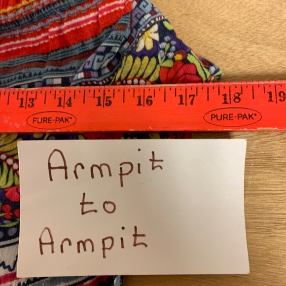 Minkpink dress SZ M maxi halter multi print keyhole neck bohemian unique… - Picture 13 of 16